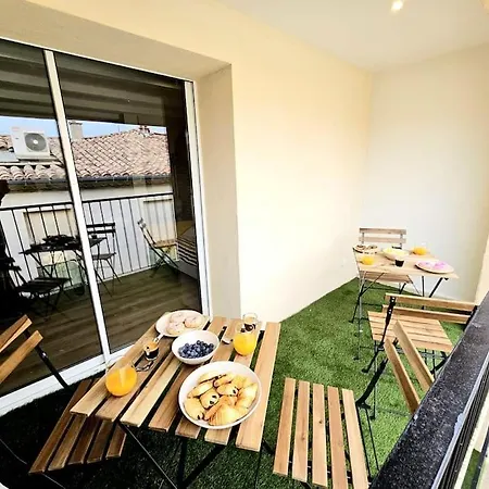 Daire La Balade Estivale - Terrasse - Centre